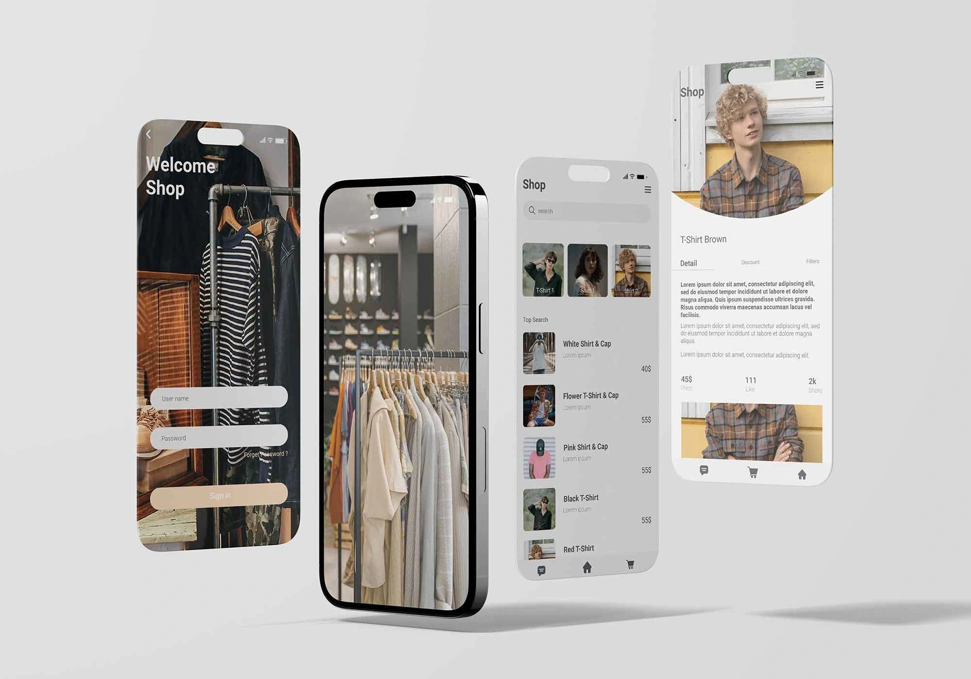 爱妻艺手机客户端界面展示